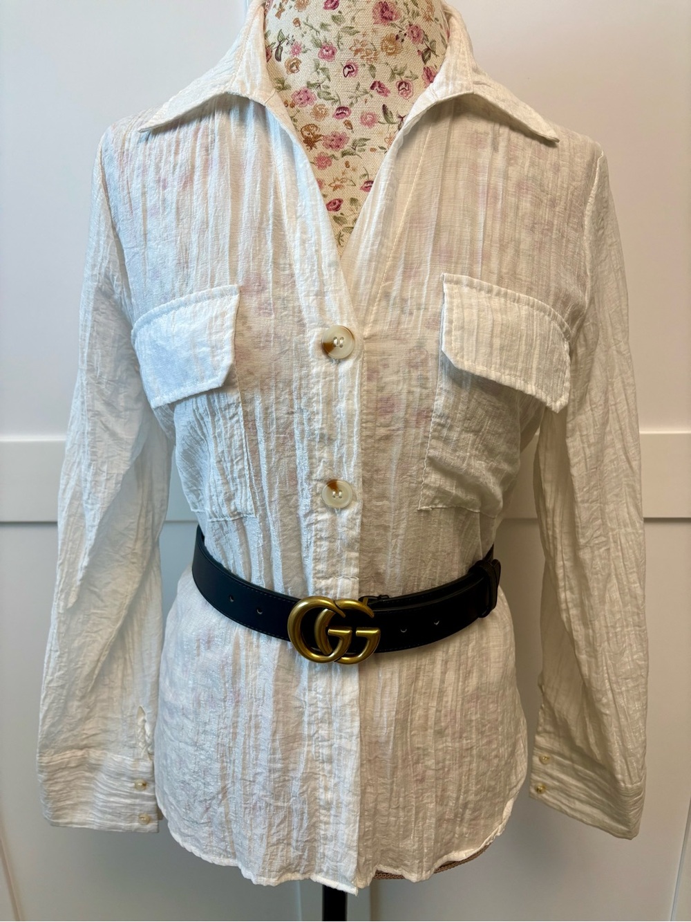 GG Logo Black Belt Size 90